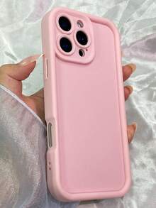 For IPhone Case Camera Protection Soft TPU Case Matte Silicone Skin-Friendly Touch Phone Case For IPhone 17ProMax 11 12 13 14 15 16 Pro Max 16e 17 Air 13mini For Galaxy S22 S23 S24 S25 Plus Ultra For Galaxy S21 Plus S21 FE S21 Ultra Note20 A13 A14 A15 A16 A17 A33 A34 A35 A36 A52 A53 A54 - 粉色 - 查看 2