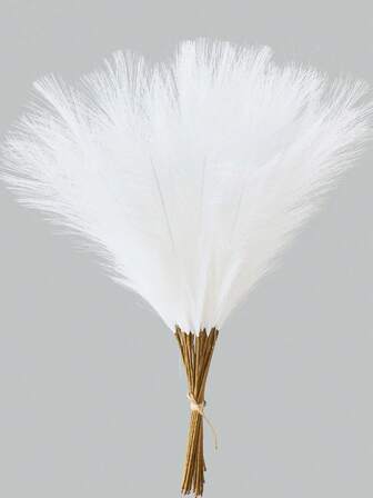 Faux Pampas Grass Artificial Reeds Large Tall Fluffy Artificial Fake Flower Bulrush Reed Grass Artificial Plants Boho Decor For Wedding Party Decoration, Home Living Room Bedroom Decor, Vase Arrangement, DIY Photoshoot Props