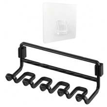 1 pièce Support à brosse à dents en fer simple, support de rangement pour brosse à dents de salle de bain à poser sur le comptoir ou à fixer au mur