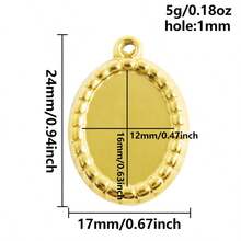 2 Stücke geometrische Cabochon Anhänger, rund/quadratisch/herzförmige 304 Edelstahl Leerrahmen, geeignet für Strass, Steine, Epoxidharz Schmuckherstellung, minimalistische High-Fashion Accessoires für Halskette, Schlüsselanhänger, Taschenkette, Ohrringe, Armband, 18K vergoldet PVD - Geometrie - Übersicht 29