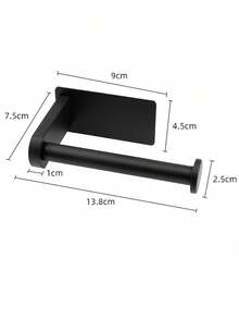 1pc Toilet Paper Holder Bathroom Tissue Storage Rack Stainless Steel Paper Towel Hanger