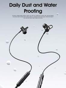 PHILIPS 飞利浦新款入耳式颈挂蓝牙耳机，降噪，无线，超长续航，型号TAN1120 - 黑色 - 查看 3