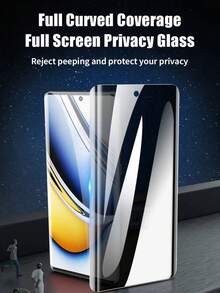 2 Stücke Privacy Anti-Spion 3D gewölbte gehärtete Glasfolie 9H Härte Büro/Metro Anti-Spähen Datenschutz Handy Bildschirmschutzfolie kompatibel mit Redmi Note 15 14 Pro 13 Pro+ Honor Magic 7/6/5 Lite Pro X9A X9B X9C, explosionsgeschützt und kratzfest, unterstützt keine Fingerabdruckerkennung