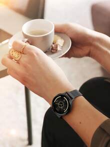 18mm/20mm/22mm 金属表带，兼容智能手表，不锈钢网状表带，适用于 Vivomove 3S/Style/Luxe/Sport/3、Vivoactive 5/6/4/4S/3、Venu 3S/3/2S/2/2 Plus/Sq/Sq 2、Forerunner 35/45/45S/55/245/255/255S/265/265S/645/735XT/745/935/945/945 LTE/965、Fenix 5/5 Plus/6/6 Pro/7 系列、Epix Gen2、Instinct 1/2、Approach S12/S40/S42/S62、Descent Mk1/Mk2/Mk2i/Mk3，男女通用 - 黑色 - 查看 6