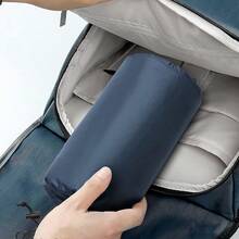 Camping Sleeping Pad, Ultralight Inflatable Camping Mat With Pillow Built-In Foot Pump Portable Inflatable Sleeping Pads Compact For Outdoor Camping, Backpacking, Hiking Tents Spacious And Compact Camping Mat With Quick Setup - Navy Blue - View 2