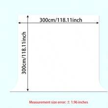 白色多功能背景布，适用于摄影、视频工作室和人像拍摄中的直播、影棚拍摄等场景。这是一款纯色背景布，功能多样，便携易安装。它是一款便携式裁剪背景布，可用于摄影和直播，可熨烫、水洗、折叠，适用于专业摄影。它经久耐用，可水洗。 - 白色 - 查看 13