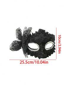 1pc COS Festive Party Costume Makeup Ball Accessories Sexy & Charming Atmosphere Ribbon Mask Prop For Women Back To School - Multicolor - View 13