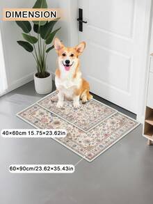 1pc Rug Area Rug Living Room Bedroom Rug Plush Carpet Rug Soft And Skin Friendly Rug Floor Covering Room Decor Multiple Sizes Fluffy Carpet For Living Room Bedroom Washable - Multicolor - View 6