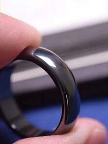 1 pezzo Anello in quarzo cristallino, Anello in quarzo cristallino Torina da donna, Anello multicolore con strass cavi, Gioiello minimalista delicato, Anello alla moda bicolore con inserti per le donne