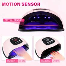 LKE 24LED Nail Dryer UV Nail Lamp Nail Lamp For Drying And Curing Nail Polish Household Nail Lamp For Drying And Polishing Varnish With USB Cable Professional Gel Polishing And Drying Lamp For Curing All Gel Nail Polish Nail Pedicure Salon Tools Professional Nail Tool - Hồng - Xem 3
