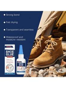 30g Shoe Repair Glue, Gentle Bonding Adhesive Suitable For Sports Shoes, Leather Shoes, Designed For Effective Repair Of Shoe Soles And Leather Products (30g*1+Dropper*1)