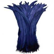 100 pièces Plumes de coq - Longues de 25-35 cm, plumes de queue de coq colorées mélangées, convenant pour la décoration de mariage, les coiffures, les mascarades, l'artisanat, les projets DIY, les éléments de coiffe, les accessoires de costume, les plumes décoratives, les plumes d'artisanat de haute qualité, l'artisanat fait main pour les fêtes, la décoration d'événements