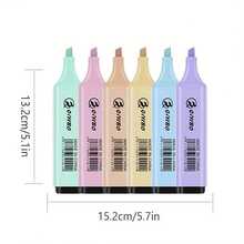4pcs/6pcs Pastel Purple Highlighter Pens - Bright Vivid Colors, No Bleed, Quick Drying, Chisel Tip For School, Office, Study, Notebooks, Planners, Journals, Stationery, Essential School Supplies, Fashion Design, Smooth Marking, Office Supplies, Colored Markers, Durable Markers, Highlighters, Office Workers