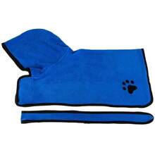 1pc Adjustable Pet Bathrobe, Super Absorbent Towel Suitable For Small, Medium And Large Dogs, Quick-Drying Soft And Skin-Friendly Pet Drying Towel, Universal For Dogs And Cats