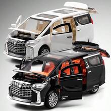 1 件幻影合金汽车模型 - Alphard 商务车合金汽车模型 - 全合金车身。多门设计。星空车顶氛围灯 - 收藏汽车模型 - 豪华汽车复制品摆件 - 生日硬核礼物 - 节日经典礼物 - 男士圣诞礼物 - 新年高级收藏 - 桌面金属艺术 - 成人汽车工艺品