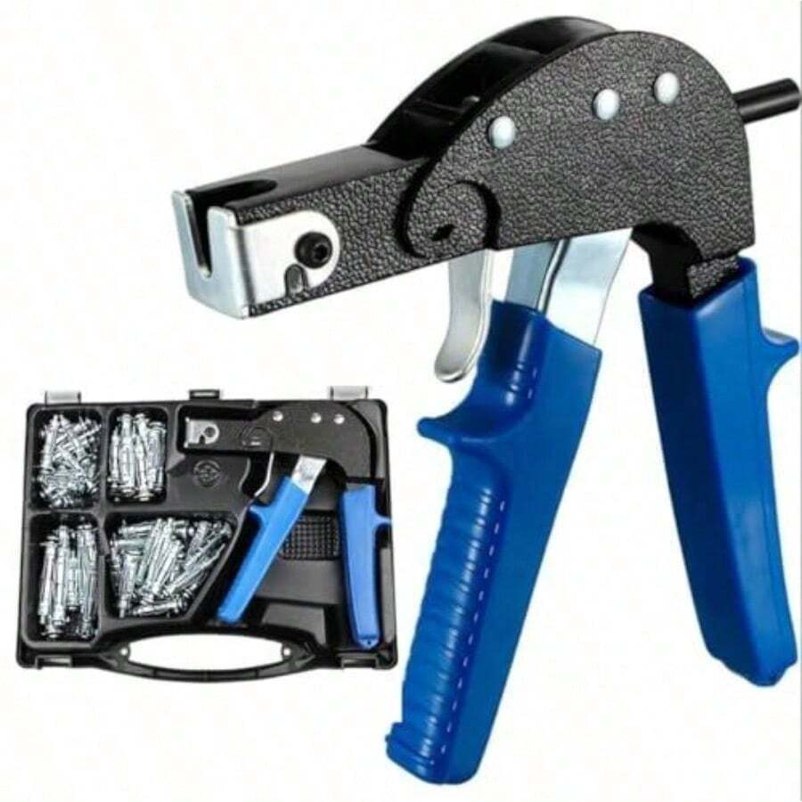Wall Anchor Setting Tool With 71pcs Molly Bolt Hollow Drive Wall Anchor Screws - default - View 1