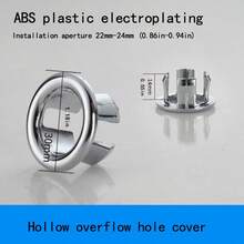 2/4/6pcs Plastic Bathroom Kitchen Sink, Replacement Of Overflow Cover Ring Insert, Chrome Hole Circular Drainage Cover, Sink Accessories, There Are 3 Different Overflow Methods With Different Specifications. Please Note That The Packaging Specifications Include 6 Pieces, 4 Pieces, And 2 Pieces. This Product Is Not A Universal Model. Please Confirm If The Product Size Is Suitable Before Purchasing