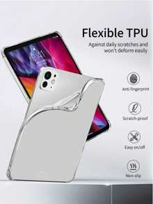 1个透明TPU保护壳，全包边保护，防震，高清，硅胶软壳，兼容iPad（Air4/5/6/7）、（iPad7/8/9）、第十代、11英寸A16（2025），平板电脑保护套 - 彩色 - 查看 6