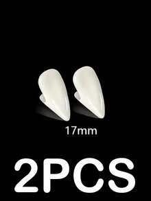 Colmillos de vampiro zombie realistas, que no rascan las encías, reutilizables y espeluznantes, accesorios de disfraz para fiestas de Halloween para mujeres