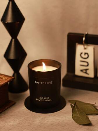 TASTE LIFE Premium Soy Wax Scented Candles With Glass Cloche, Smokeless Essential Oil Aromatherapy For Home Spa, Gift-Ready Decorative Candle Set For Relaxation, Decor & Gifting