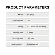 1pc Electric Hair Clipper With 2 Speed Settings, Trimming, Edging, Fading, Carving