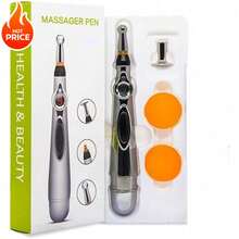 Electric Acupuncture Point Massage Pen Meridian Energy Massage Pen Pain Relief Therapy Back Neck Face Beauty Roller