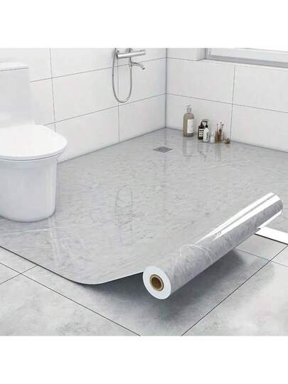 Roll, Glossy Marble Wallpaper, Ceramic Tile Vloer Stickers/3d Wand Stickers, Self Adhesive PVC Waterproof Oil Proof, Ceiling Tiles DIY ation Wallpaper Rolls, Living Room, Kitchen, Bedroom Home Bathroom