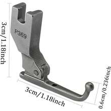 1 szt. P369, materiał na suknię ślubną, modna, bez koralików, stała stopka dociskowa SY-236, specjalna stopka dociskowa do sukni ślubnej