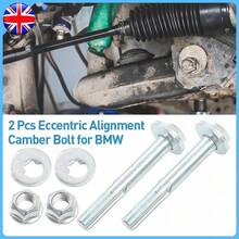 Set 2x Rear Suspension Eccentric Camber Adjustment Bolt 33306760349 For BMW - Silver - View 1