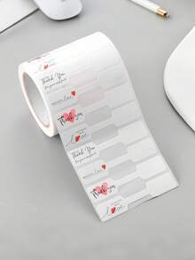 1 Roll(500pcs)Jewelry Price Tags Stickers Roll,Price Marker Labels,Accessories Display Paper,Blank Self Adhesive Identification Tags,Necklace Ring Display Labels,For Bracelet, Ring, Clothing Display For Jewelry Making - Multicolor - View 3