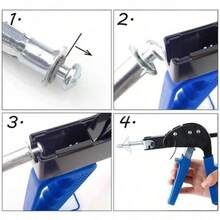 Wall Anchor Setting Tool With 71pcs Molly Bolt Hollow Drive Wall Anchor Screws - default - View 5