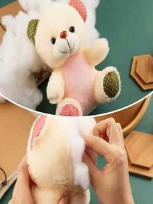 1pack Polyester Fiber Filler, Polyester Fiber Fill, Polyester Fiber Filling Stuffing Material, For Pillows, Cushion, And Stuffed Animal, Stuffed Dolls, High Resilience Fill Fiber For Stuffed DIY Craft