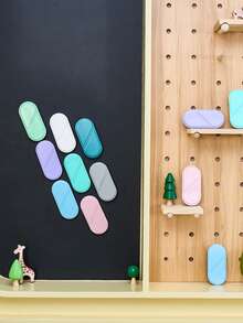 1pc Dustless Whiteboard Eraser, Suitable For School, Office, And Presentations - Multicolor - View 7