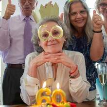 1 件 30 岁 40 岁 50 岁 60 岁生日眼镜 - 数字框趣味照片展台道具 60 周年庆典装饰 50 岁生日派对礼物新奇服装眼镜 男女 40 岁生日装饰 - 金色 - 查看 5