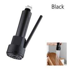 Testa dello spruzzatore del rubinetto da cucina - Testa dello spruzzatore del rubinetto a discesa con 15 adattatori, ugello dello spruzzatore del rubinetto estraibile, connettore della parte dello spruzzatore del rubinetto della cucina a singola funzione, nichel spazzolato