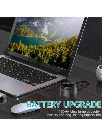 Teruhal 2.4GHz Wireless Slimme Camera HD Indoor/Outdoor Security Cam Voice Transmission, Mobile App Remote Viewing, USB Rechargeable Battery, Motion Alerts, WiFi Connectivity Easy Home Surveillance view 4