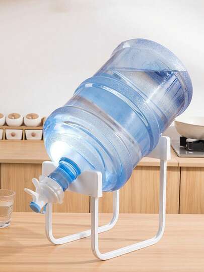 1pc Water Dispenser Stand, Countertop Design, Large Removable Drinking Water Bottle Holder, Suitable For Living Room, Kitchen And Bathroom, Water Bottle Storage Rack