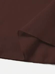 Style bohème Veste longue en mousseline de soie noire à taille resserrée, assortie à un poncho fluide - Tissu léger, non extensible, convient pour le printemps et l'automne