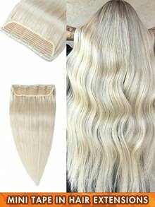 1 Peça Aplique de Cabelo Humano Remy Clipe-In 3/4 Loiro Marrom Preto 100% Cabelo Humano Brasileiro 12 Polegadas - 24 Polegadas 5 Extensões de Cabelo com Clipe Sem Costura Cabelo Natural Liso Perfeito para Extensões de Cabelo Longo, Cabelo Texturizado Natural Acessórios de Cabelo Peça de Cabelo Humano Destaques Victoria Secret Sem Necessidade de Cola