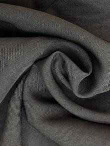 Set de 2 piezas de traje de oficina y uso diario con blazer de manga larga y pantalones con bloques de color y ribete a rayas para mujer, para otoño/invierno