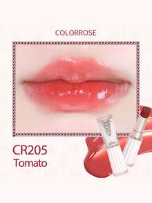 COLORROSE 滋润亮泽唇膏，超亮泽唇膏，不粘腻，防晕染，持久显色，蕴含荷荷巴油和牛油果油，高显色度唇膏，滋养柔滑配方，适合秋冬季日常妆容 - CR205 - 查看 3