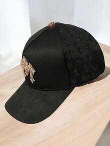 Gorra Barbas hats chrome full set caja y cubrepolvo cruces - Negro - Ver 7