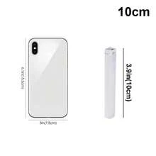 Intelligent LED Motion Sensor Light, Thin Cat Eye Mountain Shaped Lamp Strip For Home Decor, Rechargeable Self-Adhesive Cabinet Wardrobe Light, 10cm/200mAh, 30cm/400mAh, 50cm/400mAh Motion Sensor Cabinet Light