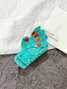 1pc Acrylic Halloween Themed Claw Hair Clip, Suitable For Decorating Hair On The Back Of The Head, Hair Accessory For Party And Street Wear Winter Hair Clutch Elegant Claw Clips