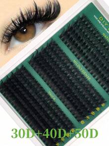 Manga 睫毛簇纤细 124 件仙女睫毛簇带下睫毛 D 卷曲簇睫毛睫毛延长 8-18 毫米自然单根睫毛湿润隐形带睫毛延长,124/200/270/290/300/184/448/570/560/576/640/60 件 - D - 查看 14