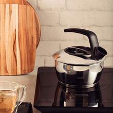 Chaleira Fundo Triplo Aço Inox Cabo Antitérmico 1,5 Litros Tampa com Encaixe Tramontina