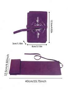 Organizador de baraja de tarot de terciopelo, impreso con patrón de sol y luna, con cierre de cordón, funda protectora de tela suave, bolsa portátil, portador de tarjetas, adecuado para almacenar tarjetas y artículos pequeños. Portador de tarjetas de tarot, protector de tela para tarjetas y artículos, también un regalo para amigos, regalo de cumpleaños, regalo de aniversario, regalo de Navidad, regalo de Pascua.