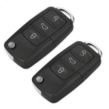 1入組可折疊車鑰匙殼適用於大衆 - 黑色 - 查看 8