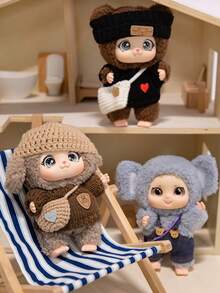 Cute PVC Figurines Clothes, Cute Toy Animal Costumes, PVC Figurine Clothing Set, DIY Figurines, The Best Gift - Multicolor - View 3