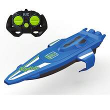 قارب بريموت كنترول 2.4 جيجا هرتز، أحمر/أزرق/أصفر، تصميم مقاوم للماء، تحكم عن بعد، للتنقل على سطح الماء، بطارية طويلة الأمد، مصنوع من مادة ABS، لعبة مائية خارجية للأطفال، هدية عيد ميلاد للأولاد والبنات - متعدد الألوان - مشاهدة 7